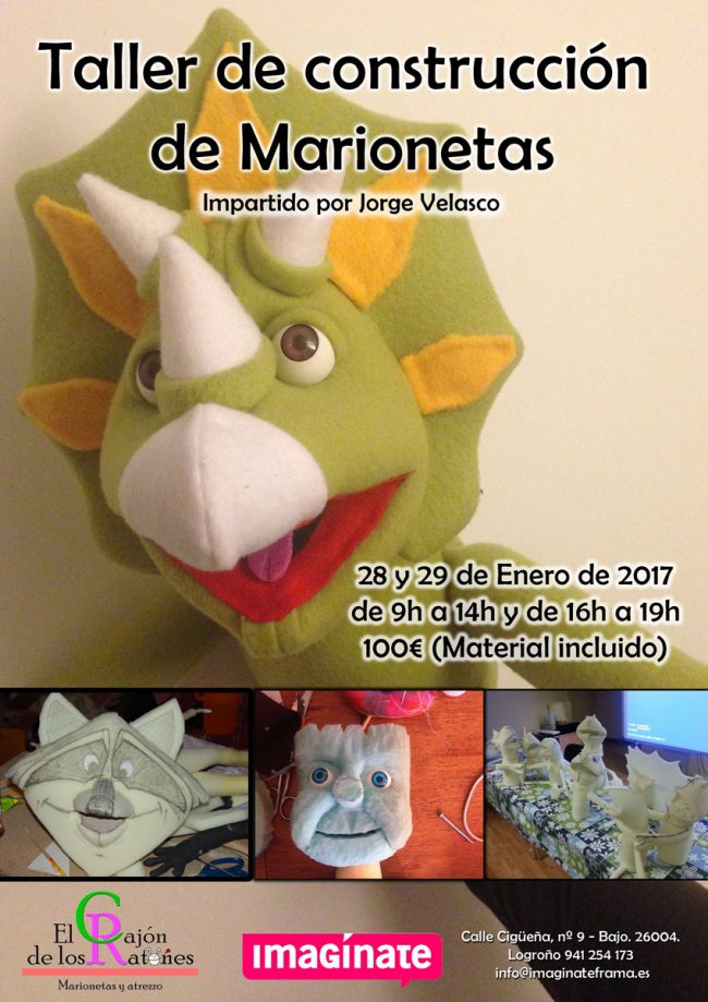 taller de construccion de marionetas - imaginate frama - alarca