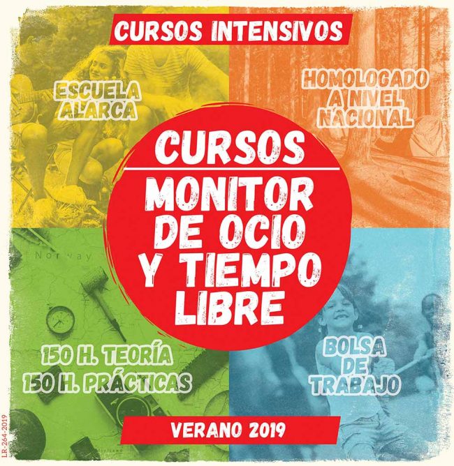 Curso intensivo Monitor de Ocio y Tiempo Libre verano 2019